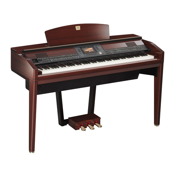 Yamaha CLAVINOVA CVP-509 Upgrade Manual