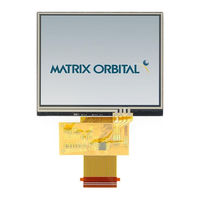 Matrix Orbital MOP-TFT320240-35A-BLM-TPR Hardware Manual