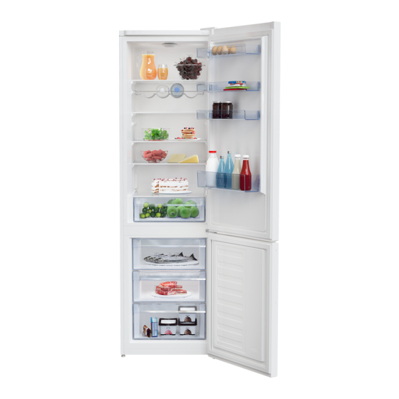 Beko RCSA406K30W Refrigerator-Freezer Manuals