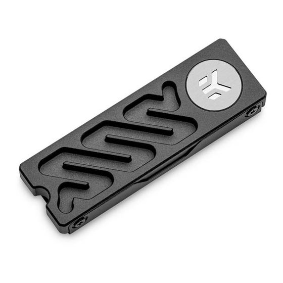 ekwb EK-Quantum Convection M.2 NVMe User Manual