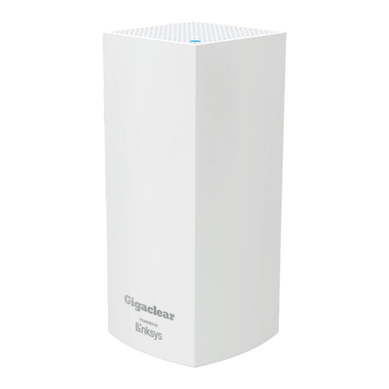 Linksys Gigaclear SPNMX55 Installation Manual