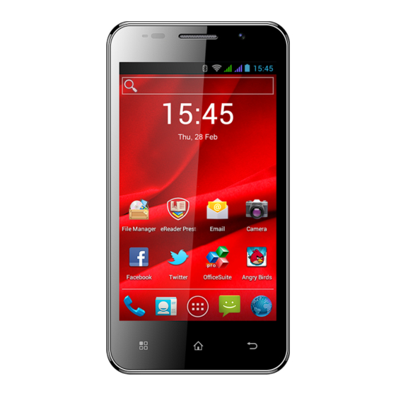 Prestigio MultiPhone 4322 DUO Manuals