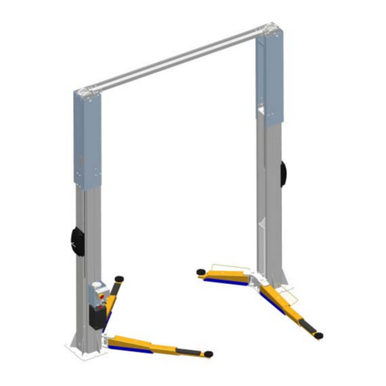 User Manuals: Space SDH 370.42 K 2-post lift
