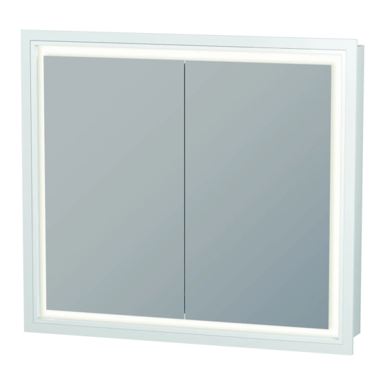 DURAVIT L-Cube LC 7552 Mounting Instructions