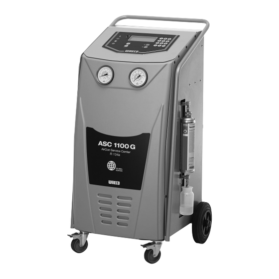 Waeco AirCon Service Center ASC1100G Operating Manual