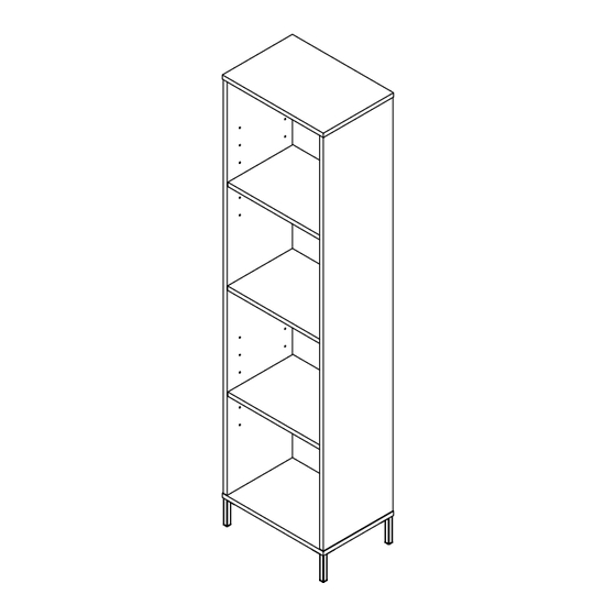 BUSH FURNITURE Essence ESB117WH Assembly Manual