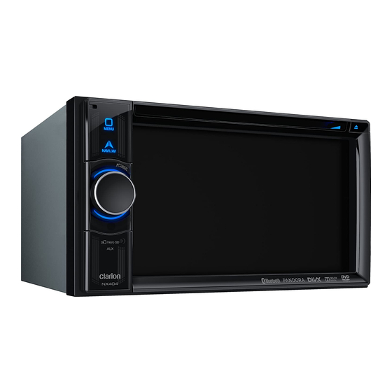 Clarion NX404 Owner's Manual