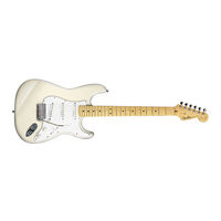 Fender ERIC CLAPTON STRATOCASTER 0107602 User Manual