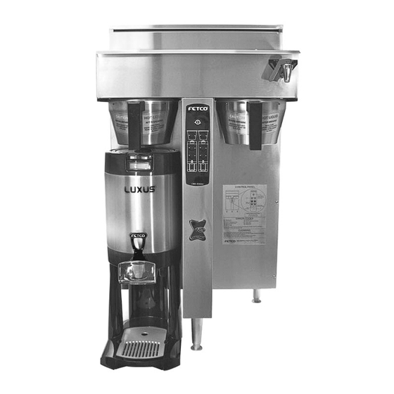 Fetco CBS-2031ee User Manual