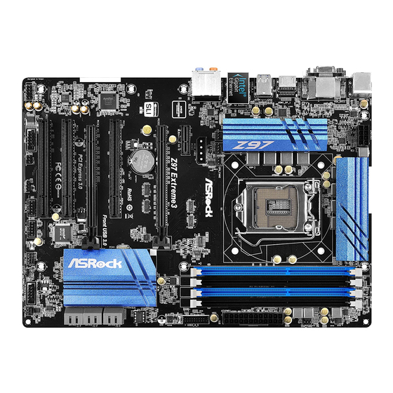 ASROCK Z97 Extreme3 Instruction Manual