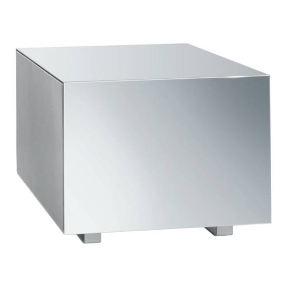 Loewe Audiodesign Subwoofer 800 Operating Instructions Manual