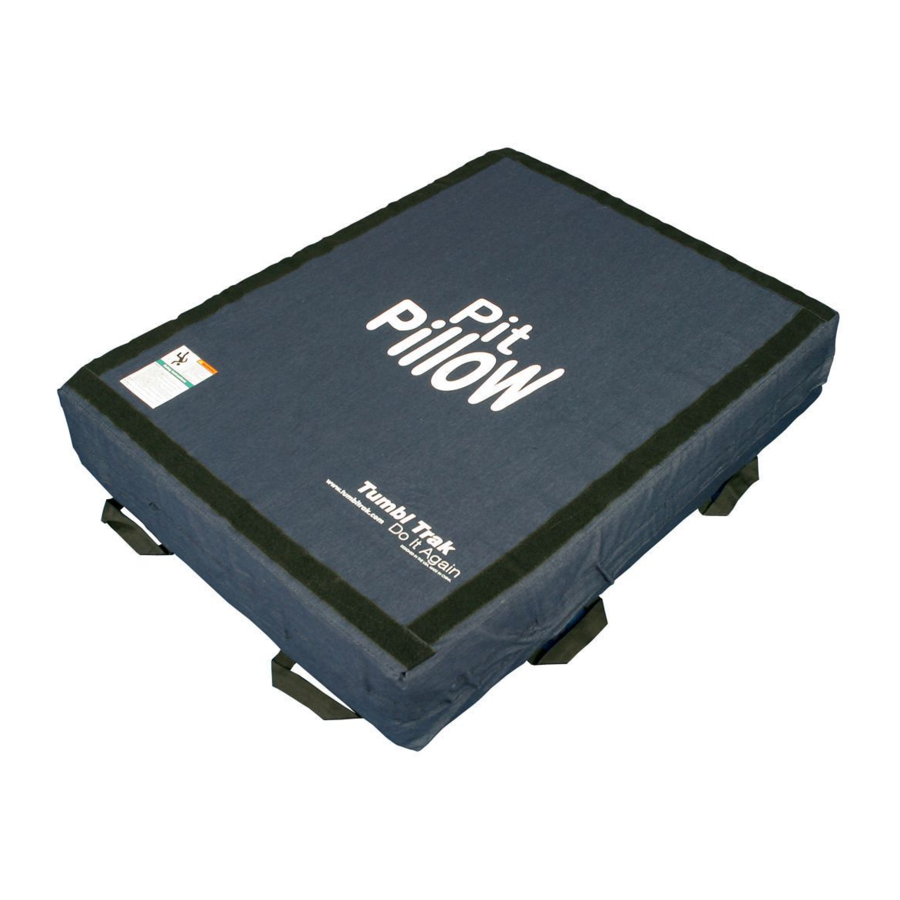 Tumbl Trak Pit Pillow Assembly Instructions