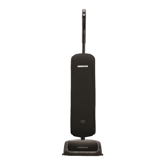 Oreck ELEVATE CONTROL UK30100 User Manual