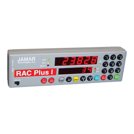 JAMAR Technologies RAC Plus I Quick Start