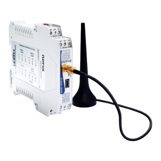 Novus AirGate-GPRS Instruction Manual