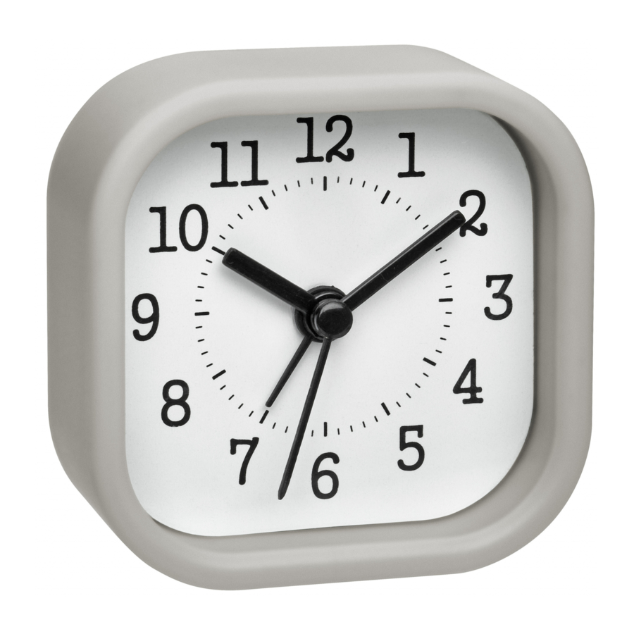 TFA 60.1035.xx - Alarm Clock Manual