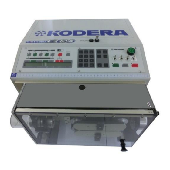 KODERA CASTING C372A Instruction Manual