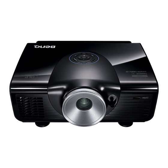 BenQ W6000 Home Cinema Series User Manual