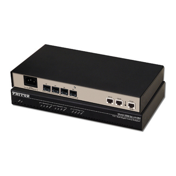 Patton electronics IpLink 2888 Getting Started Manual