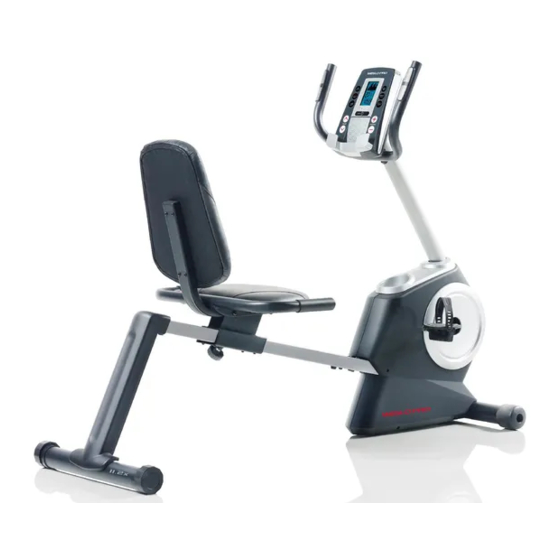 Weslo Pro 11.2x Bike Manual Del Usuario