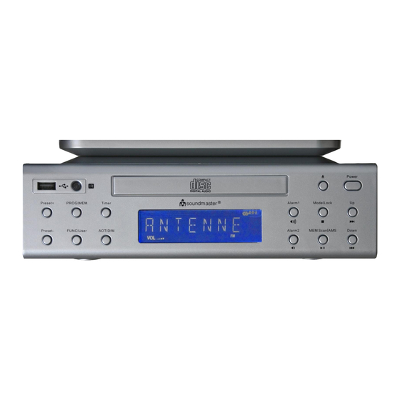 SOUNDMASTER UR2050 Manual