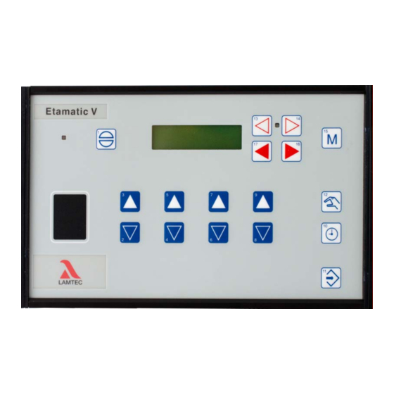 Lamtec ETAMATIC V Quick Reference