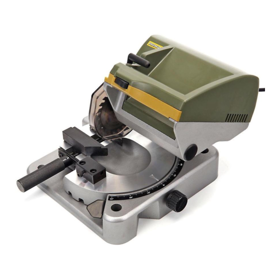 Proxxon KGS 80 Manual