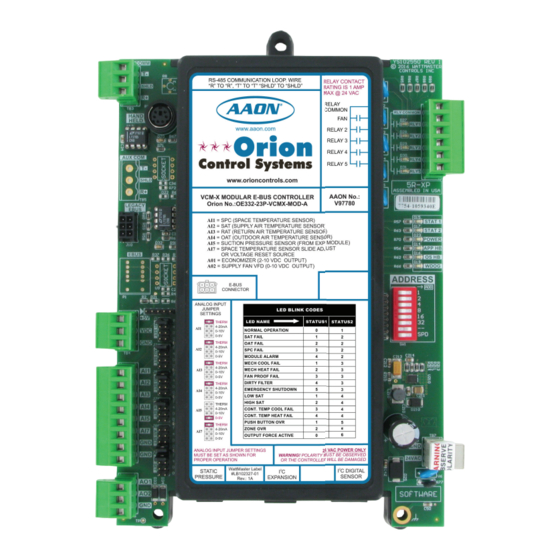 AAON OE332-23P-VCMX-MOD-A Manual