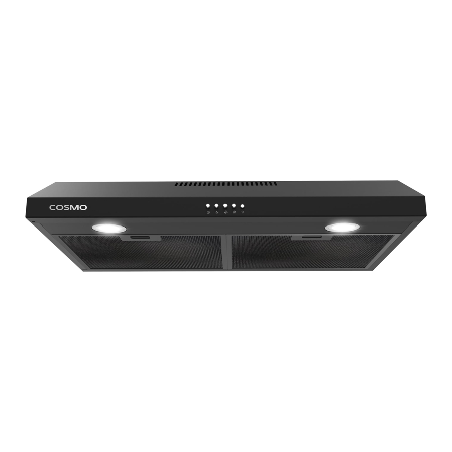 Cosmo 5MU Series, COS-5MU30-BK Manual