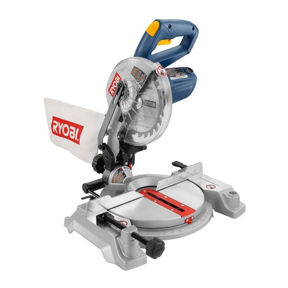 Ryobi TS1142L Compound Miter Saw Manuals