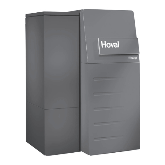 Hoval 30-BioLyt 8 Installation Instructions Manual