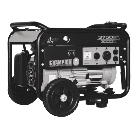 Champion 100215 Owner's Manual