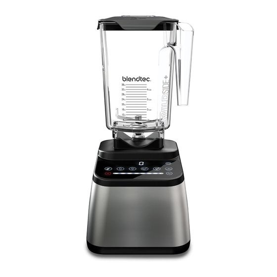 Blendtec Wildside Plus Designer Series Owner's Manual And User's Manual