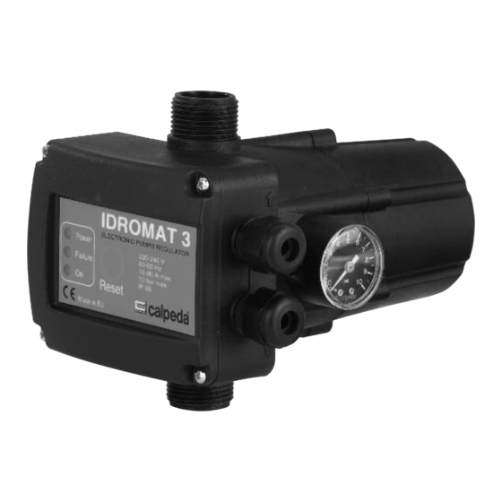 Calpeda IDROMAT 3 Original Operating Instructions