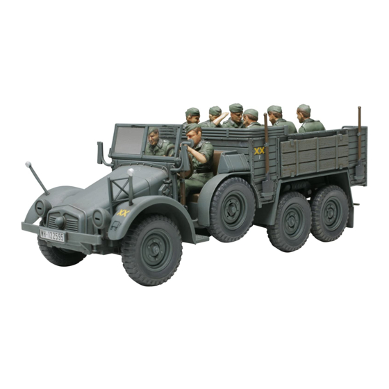 Eduard Krupp Protze 6x4 1/48 Quick Start Manual