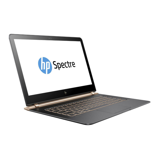 HP Spectre 13-v100 Manuals