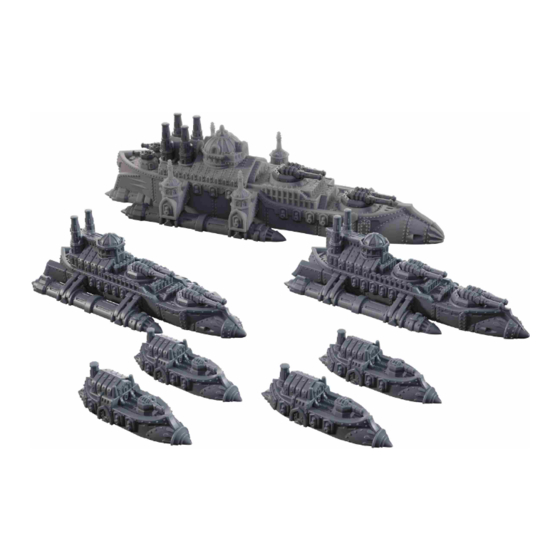 WARCRADLE STUDIOS DYSTOPIAN WARS COMMONWEALTH SUPPORT SQUADRONS STOLETOV EKRANOPLAN Assembly Instructions