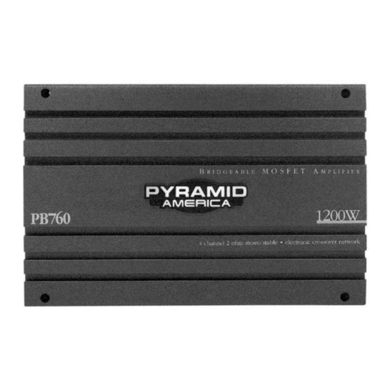Pyramid PB1060 User Manual
