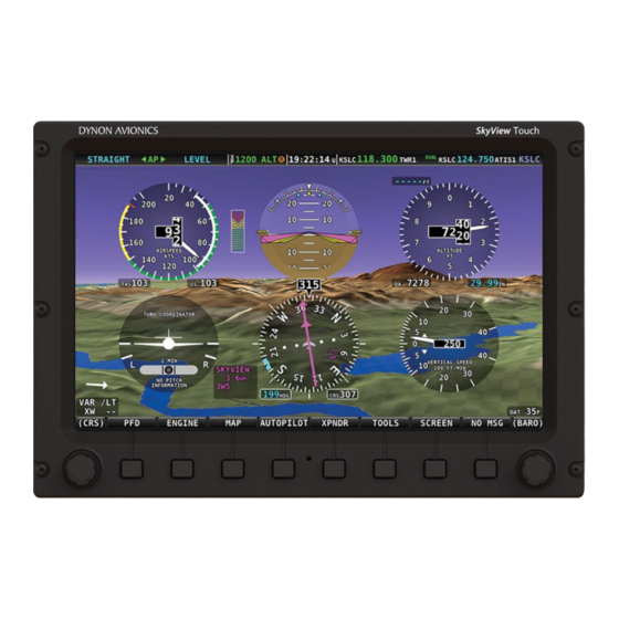 Dynon SkyView Classic Pilot's User Manual