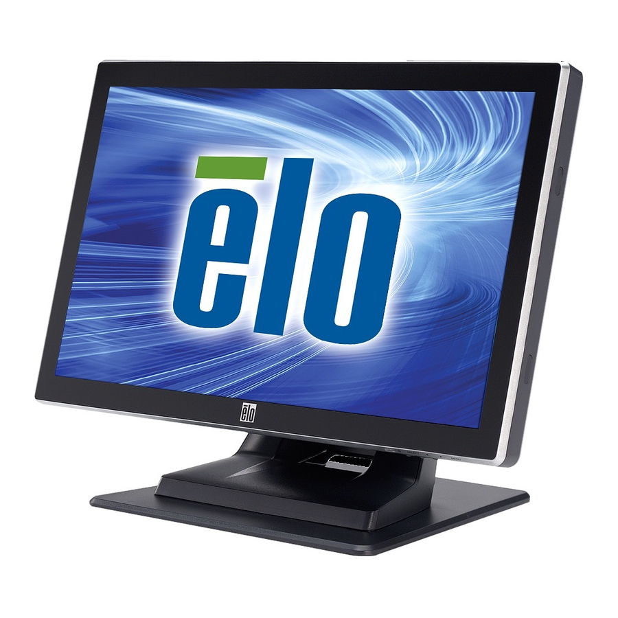 Elo TouchSystems 1519L Quick Installation Manual