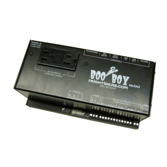 Fright Ideas BooBox Mini Operating Manual