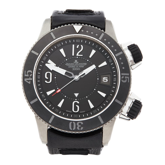 Jaeger-leCoultre Master Compressor Diving Alarm Navy Seals User Manual
