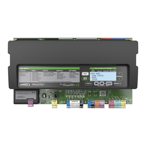 Lennox Prodigy 2.0 Application Manual