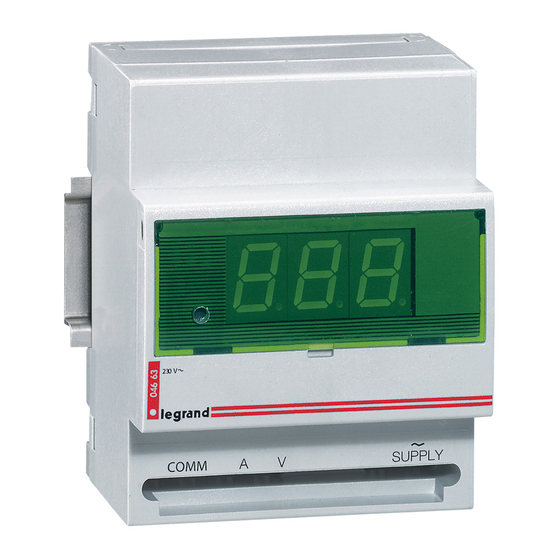 LEGRAND LEXIC 046 63 Quick Manual