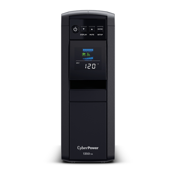 CyberPower CP1350PFCLCD User Manual