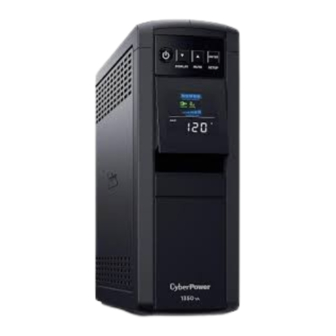 CyberPower CP1350PFCLCD User Manual