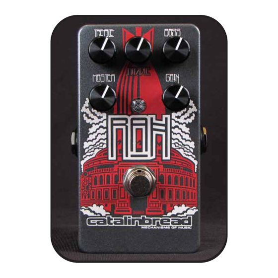 Catalinbread RAH User Manual