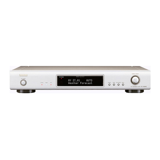 Denon TU-1500 Manuals