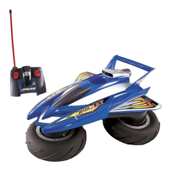 Tyco R/C Airblade Owner's Manual