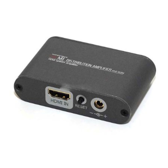 Monoprice HSP-102M Owner's Manual